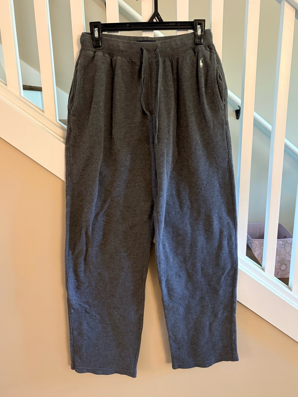 Polo by Ralph Lauren Wide Leg Cotton Sweatpants
